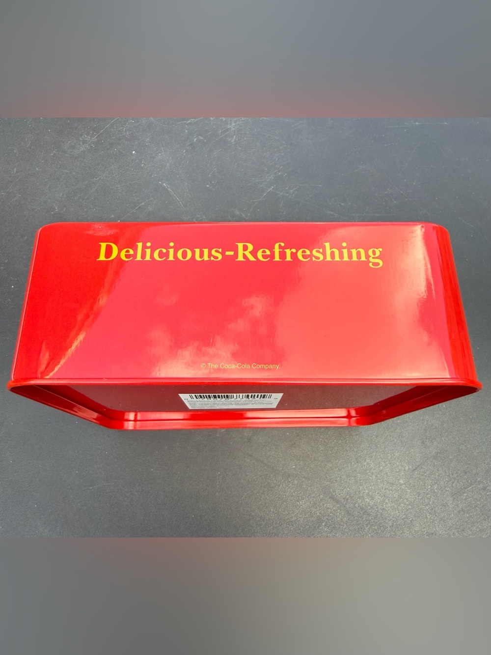 Retro Coca-Cola Advertising Tin Square Flat Napkin Holder Vintage 6.5x6.5x2.25โ - Picture 6 of 14